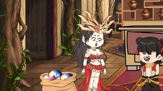 Episode 34: Medusa leads her tribe to move bricks, and Nezha enters the pit to open the jar!