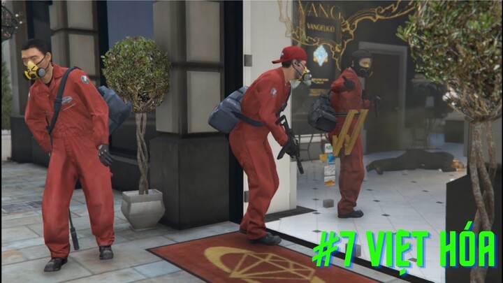 [GTA5 #7 Việt Hóa] Michael và Franklin tiến hành cướp tiệm vàng để trả nợ