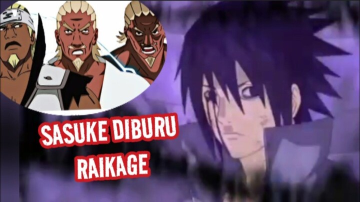 SASUKE DIBURU RAIKAGE. Manga Jepang