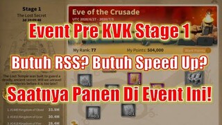 Tips Event Pre KVK Stage 1! Saatnya Panen RSS dan Speed Up Dari Sini! Rise of Kingdoms Indonesia