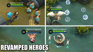 4 NEW REVAMPED HEROES!!!