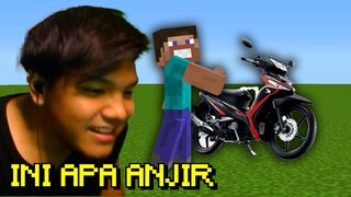 Gw Reaction Minecraft REALISTIK ... (KALAU GA REALISTIK GW PUKULIN SIKADAL)