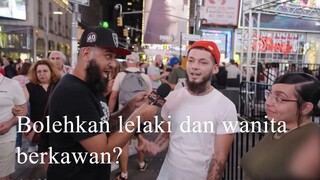 Bolehkah lelaki dan wanita berkawan ? pertanyaan kepada muslim dan non muslim | sosial experiment