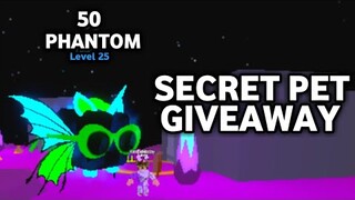 *SECRET* Phantom Giveaway!😱 Roblox Bubblegum Simulator!🎉