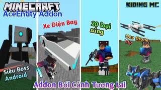 Cách Cài Addon Siêu Công Nghệ Tương Lai Cực Chất Cho Mcpe 1.16 (Có Link) | KIDING MC