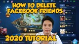 HOW TO DELETE OLD FACEBOOK FRIENDS IN MOBILE LEGENDS