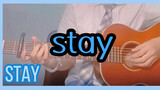 [Music]Covering Blackpink's <Stay> with own guitar accompany
