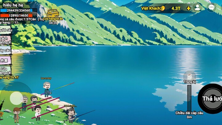 cần câu mới và chiêu mới