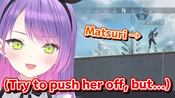 Towa tries to prank on Matsuri, but she instantly regrets [Hololive Eng Sub]