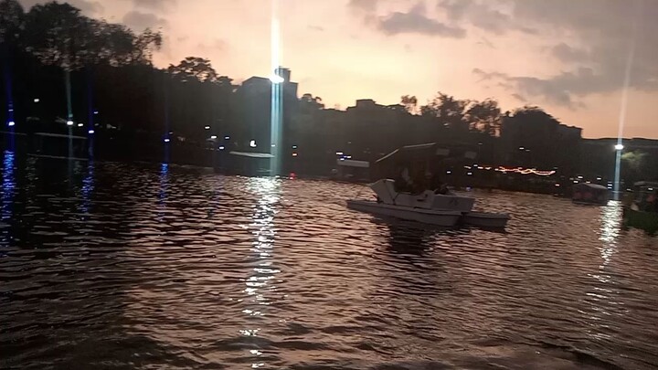 Burnham Park Baguio city sunset view