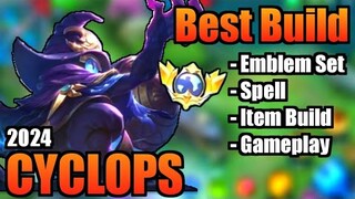 CYCLOPS BEST BUILD 2024 | TOP 1 GLOBAL CYCLOPS BUILD | CYCLOPS - MOBILE LEGENDS | MLBB