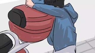 This hug is really awkward and cute!