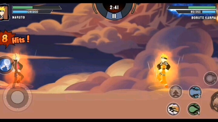 E-14 stickman Naruto