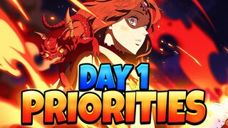 DAY 1 PRIORITIES ON GLOBAL LAUNCH TO *PROGRESS QUICKLY* | Black Clover Mobile
