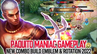 Paquito New Combo Build Emblem & Rotation 2022