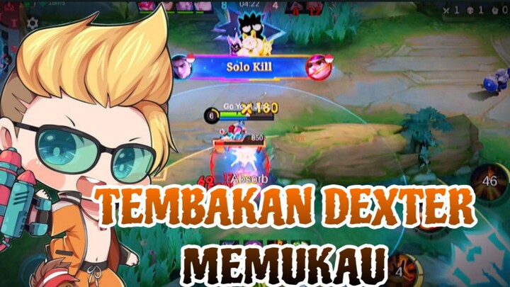 TEMBAKAN DEXTER MEMUKAU