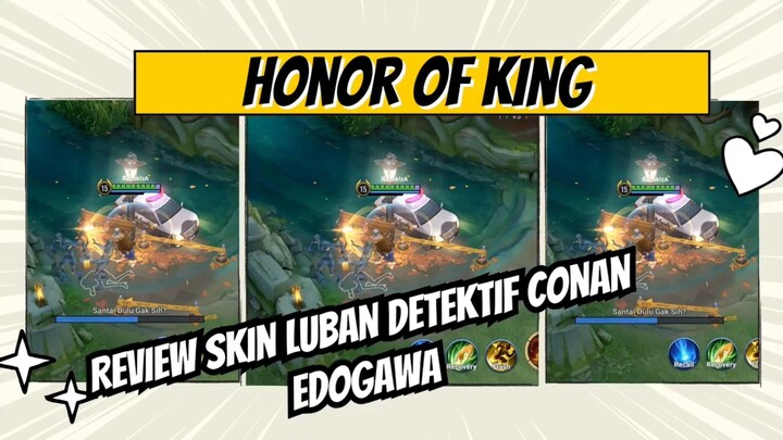 Honor of king - bermain luban skin detektif conan edogawa