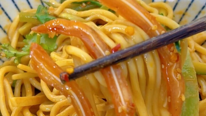Learn Old Beijing Mixed Noodles with Uncle Guo, plus a homemade side dish