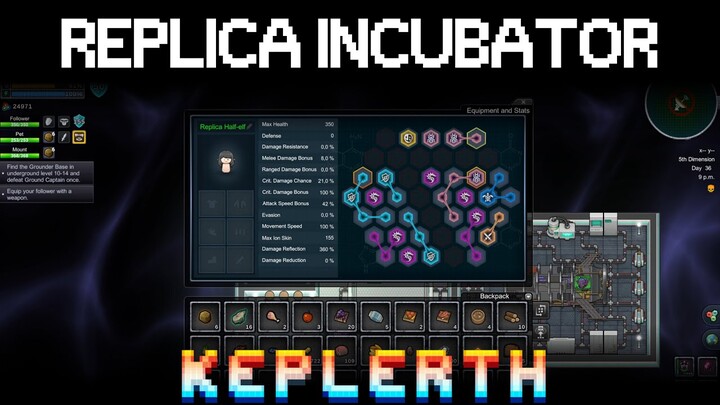How to create a REPLICA with the REPLICA INCUBATOR | KEPLERTH Guide Gameplay