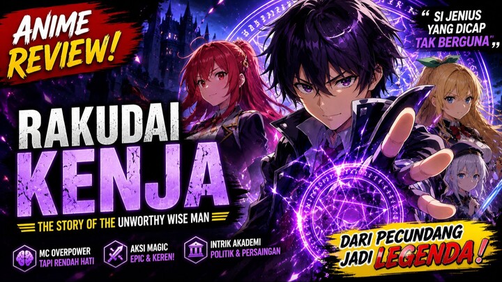 Rakudai Kenja ~ “Penyihir jenius yang punya kekuatan luar biasa… tapi justru dianggap nggak berguna"