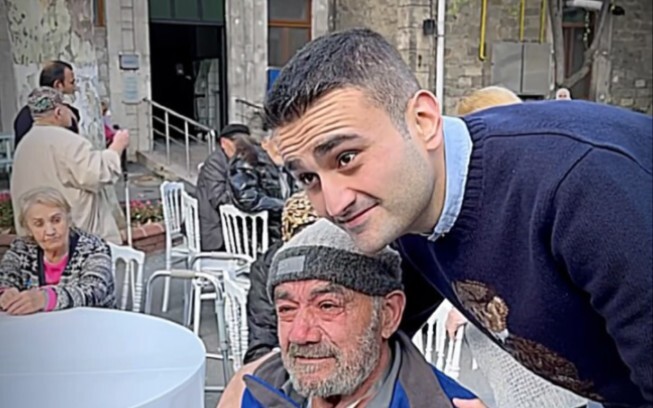 The Fake-Smile Guy Cares for the Elderly