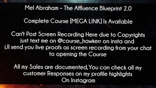 Mel Abraham Course The Affluence Blueprint 2.0 Download