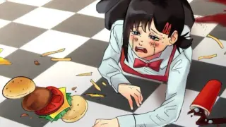 [Chainsaw Man] Xiao Honghong works part-time in a burger shop (fan animation