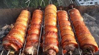 10 ký heo quay lên thành phố. Bún ruột non nướng sa tế - Bin Đen Miền Tây # 213