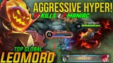 17 Kills + 1 Maniac Leomor Top Global Gameplay - Leomord Best Build 2022