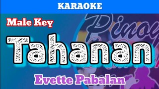 Tahanan by Evette Pabalan (Karaoke : Male Key)