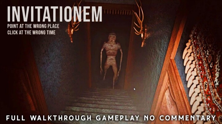 INVITATIONEM Point And Click Horror Website Games Full Walkthrough Gameplay no Commentary