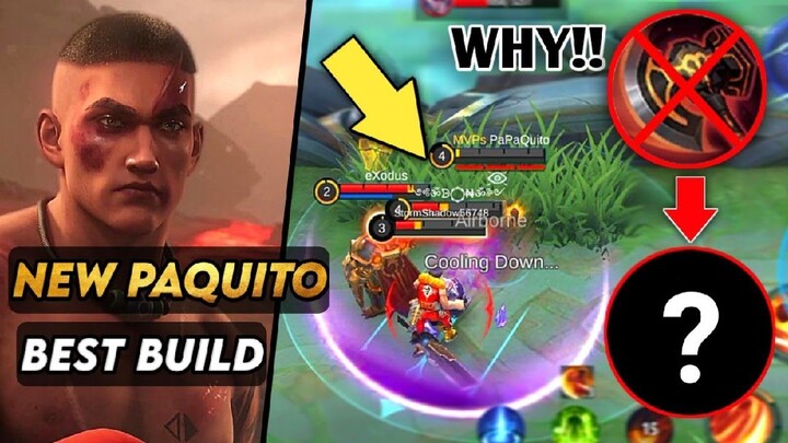 New Paquito New Build For High Damage | Road to Mythical Glory Rank Gameplay | Mobilelegends