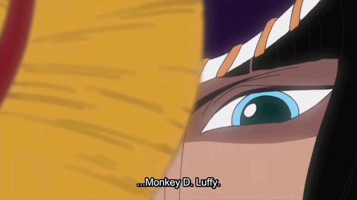 momen pertemuan luffy dan robin