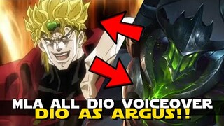 MLBB ANIME VOICEOVERS ALL DIO VA ARGUS DIALOGUES! | MOBILE LEGENDS ANIME ADVENTURE!