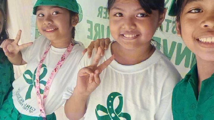 girls scout with my best friend