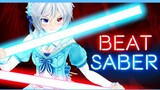 Dennou Shojo Shiro bermain Beat Saber