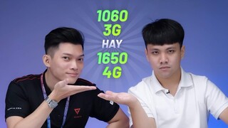 HỎI ĐÁP 3 SS3: GAMING MUA 1060 3GB hay 1650 4GB? VGA GIÁ 15 TRIỆU nào ngon?