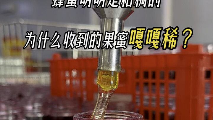 น้ำผึ้งมันเหนียวหนืดแท้ๆ ทำไมน้ำผลไม้ที่ได้มาถึงเหลวจังล่ะ?