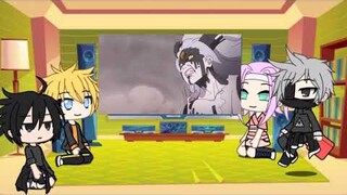 Naruto reaction to boruto amv || gacha life