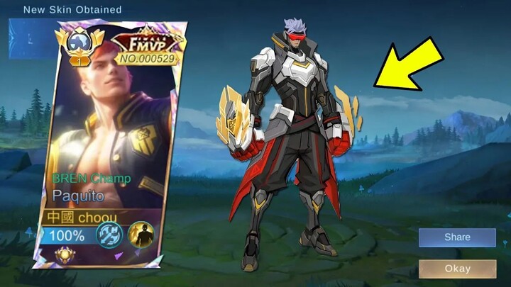 FINALLY!! LONG WAIT IS OVER (PAQUITO BREN SKIN IS FINALLY HERE) - MLBB