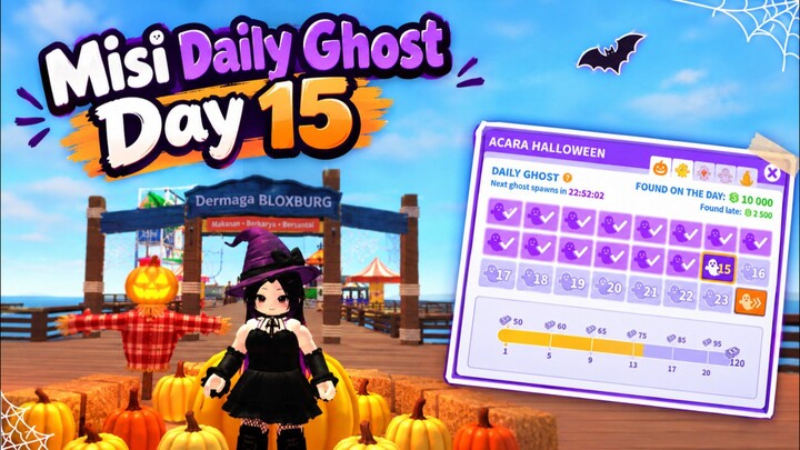 Misi Daily Ghost Day 15 Bloxburg Event Halloween