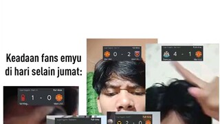 keadaan fans emyu hanya bahagia di hari Jum'at