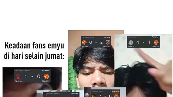 keadaan fans emyu hanya bahagia di hari Jum'at