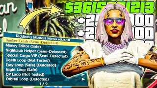 KIDDIONS MOD MENU GTA 5 ONLINE 2024 | FREE DOWNLOAD PC GTA V |UNDETECTED MODEST MENU