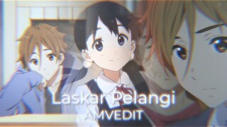 [AMV] Nidji - Laskar Pelangi | Lyric