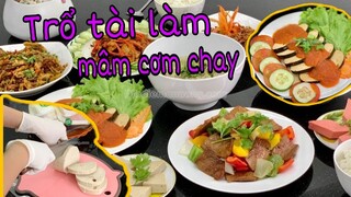 Làm mâm cơm chay đơn giản tại nhà cho tháng 7 Âm Lịch!
