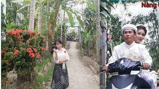 Nàng Út Ống Tre đi đám cưới miệt vườn cô dâu chú rể cực xinh