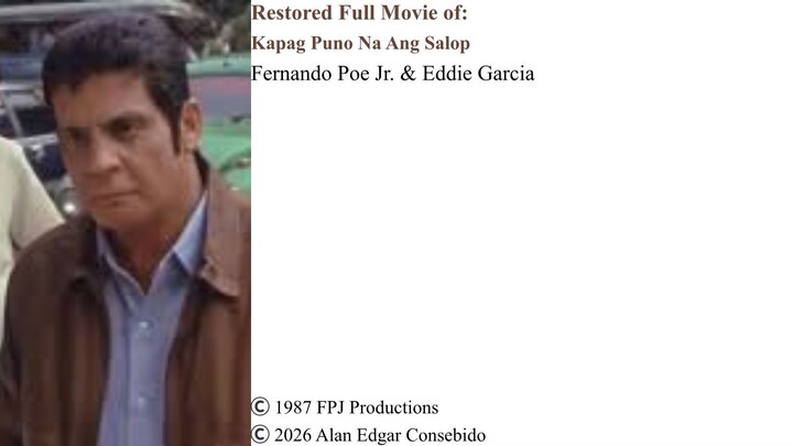 Restored Full Movie – Kapag Puno Na ang Salop | Fernando Poe Jr. & Eddie Garcia