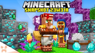 TRADING OVERHAUL, DIAMOND CHANGES, & MORE! - Minecraft Snapshot 23w31a