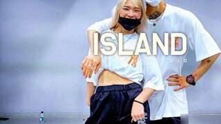 คู่ดูโอ้สุดหวาน ~ สตูดิโอเต้นรำ Prepix Bizarre & Hyunse ท่าเต้นของ Winner ซิงเกิล Island